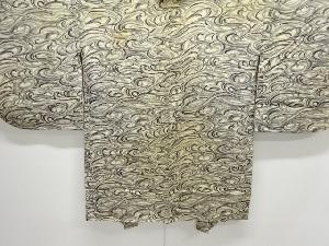 アンティーク　紋錦紗線描き模様羽織